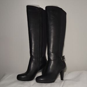 Elegant Black Knee-High Women's Boots